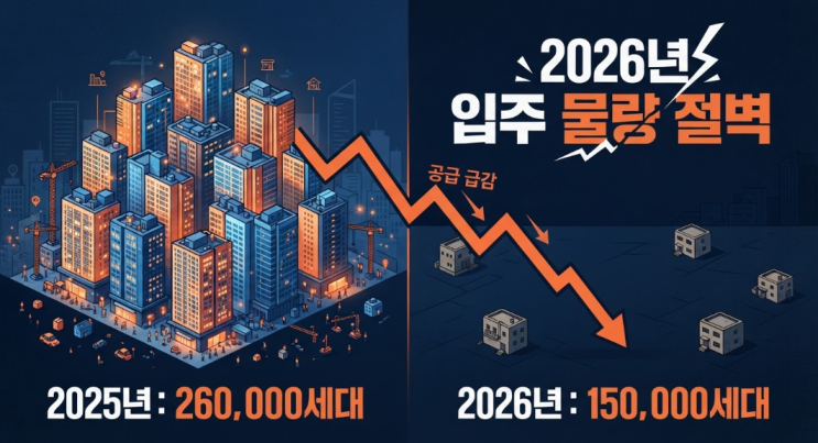 2026년 입주 물량 절벽의 역설